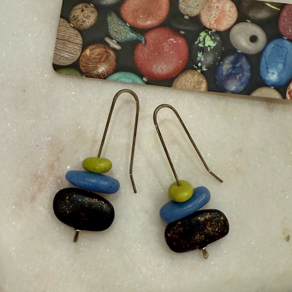 Colorful Beaded Handmade Earrings